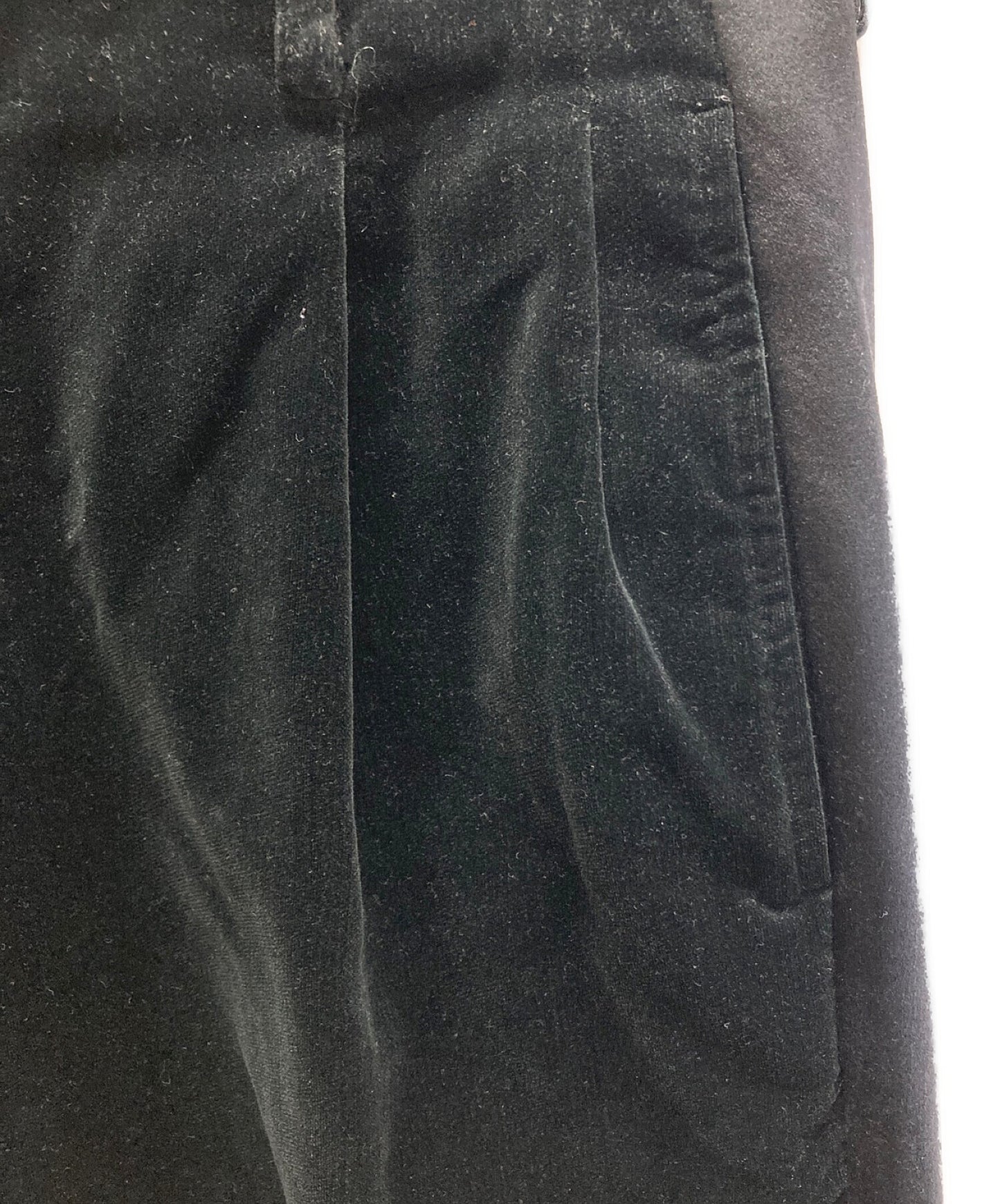 [Pre-owned] COMME des GARCONS HOMME PLUS Sideline 2-tuck velour pants PD-P009