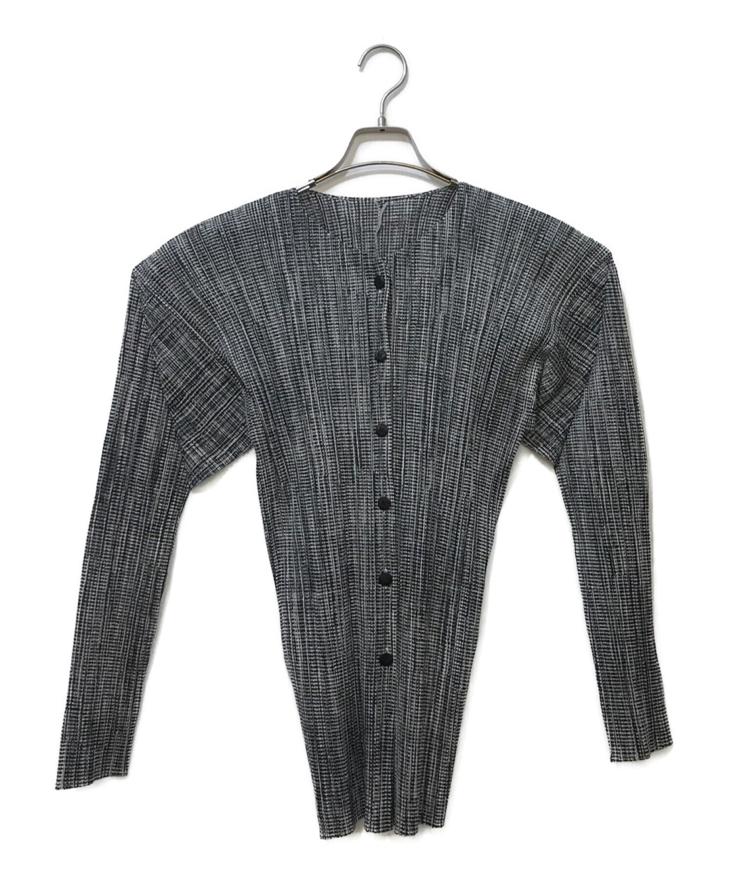 [Pre-owned] PLEATS PLEASE pleated cardigan PP71-JD756