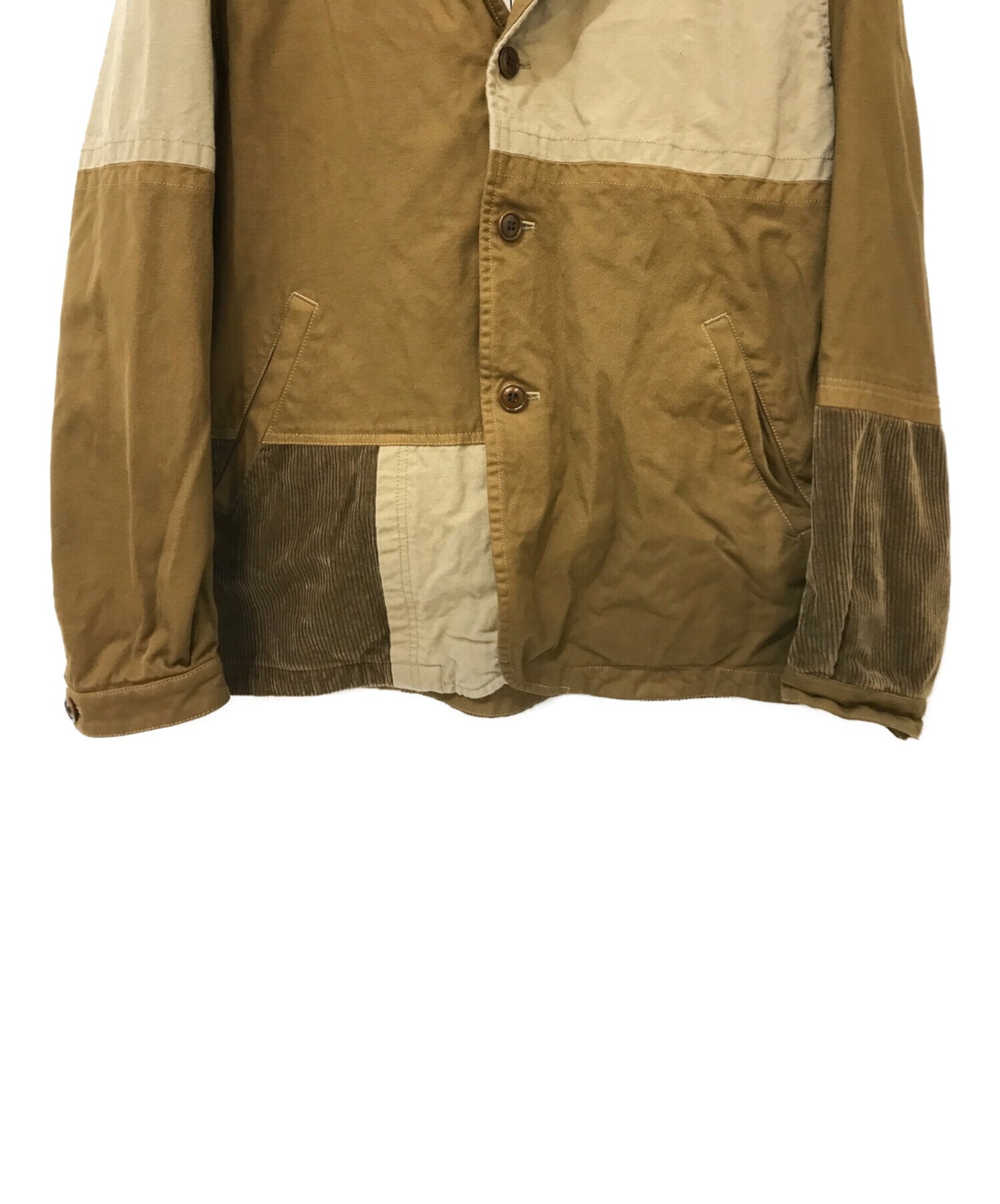 Comme des Garcons Homme夾克由不同材料製成的HF-J007