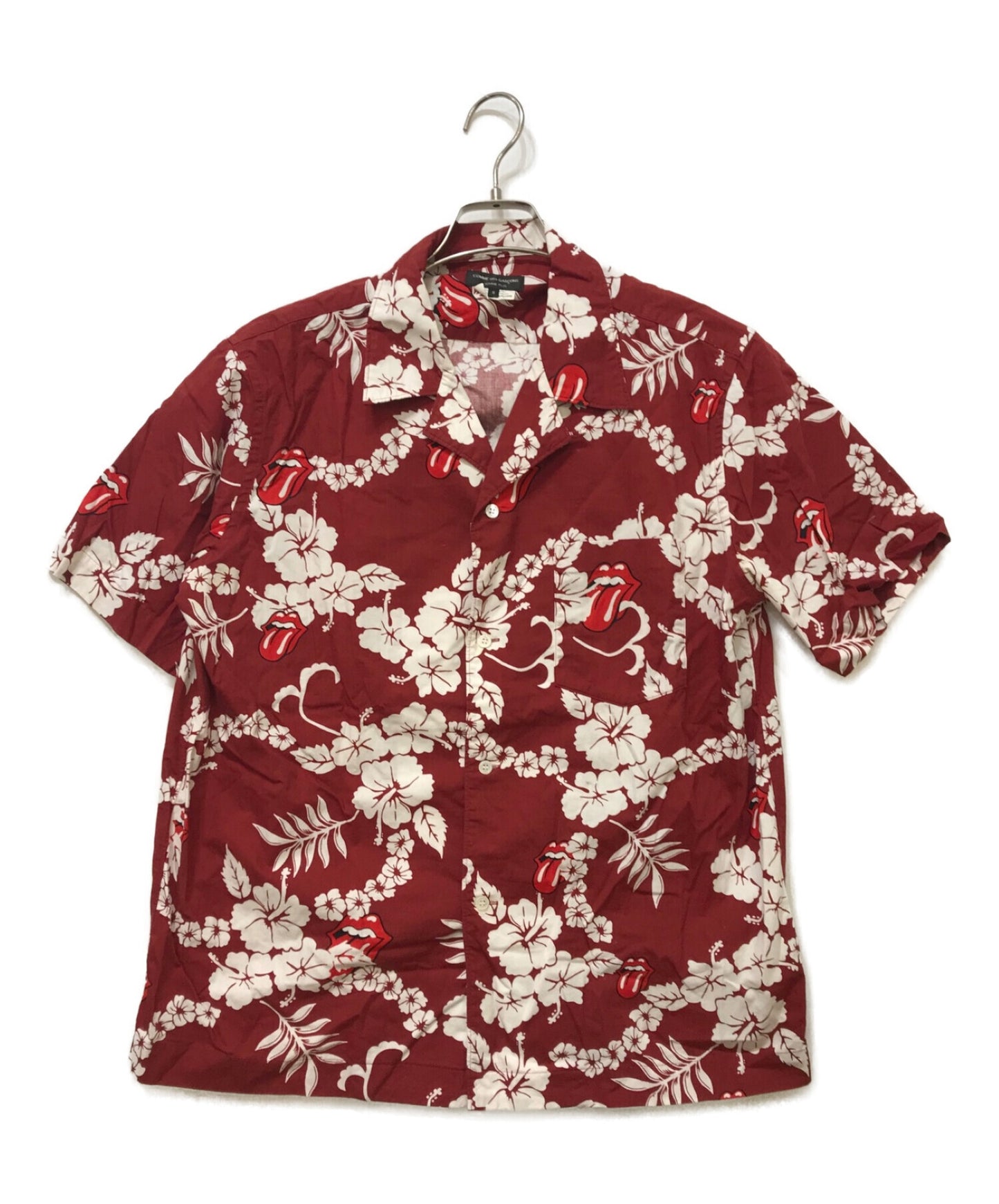 COMME des GARCONS Homme Plus THE ROLLING STONES collaboration aloha shirt