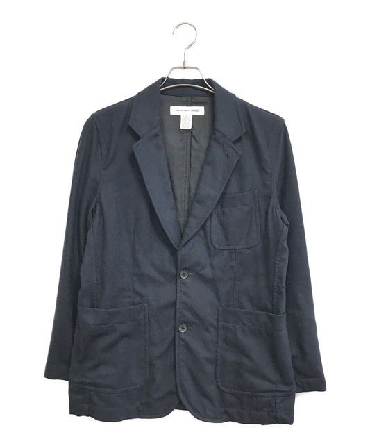 [Pre-owned] COMME des GARCONS SHIRT Poly-blend wool-stitched jacket W22157