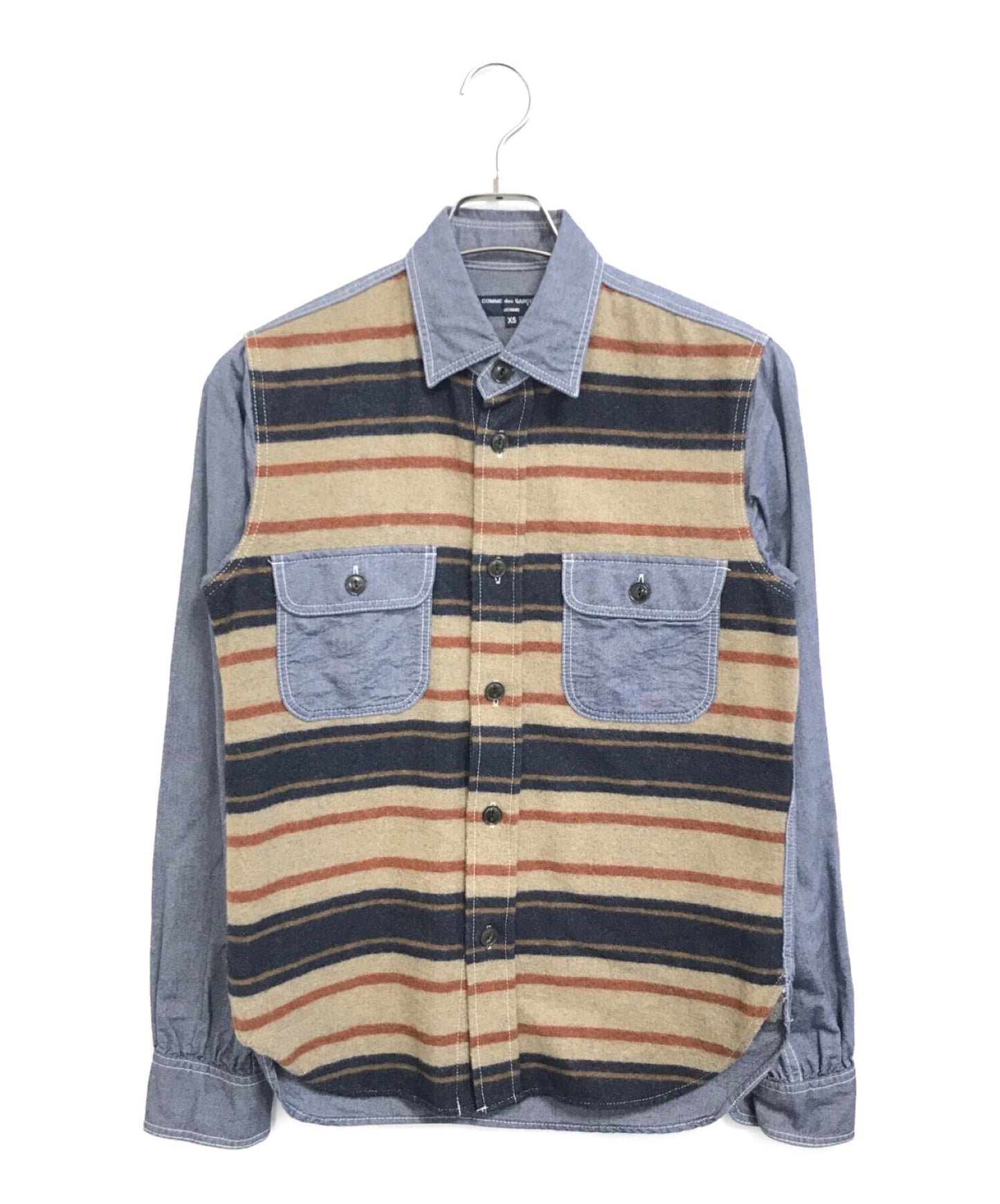 Comme des Garcons Homme Wool-Switched Shirt HL-B045