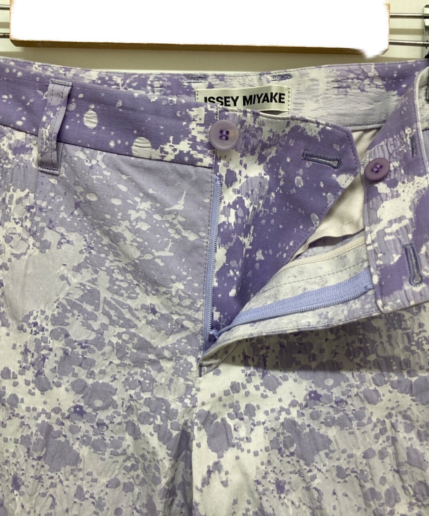 [Pre-owned] ISSEY MIYAKE wrinkled paint pants IM11FF023