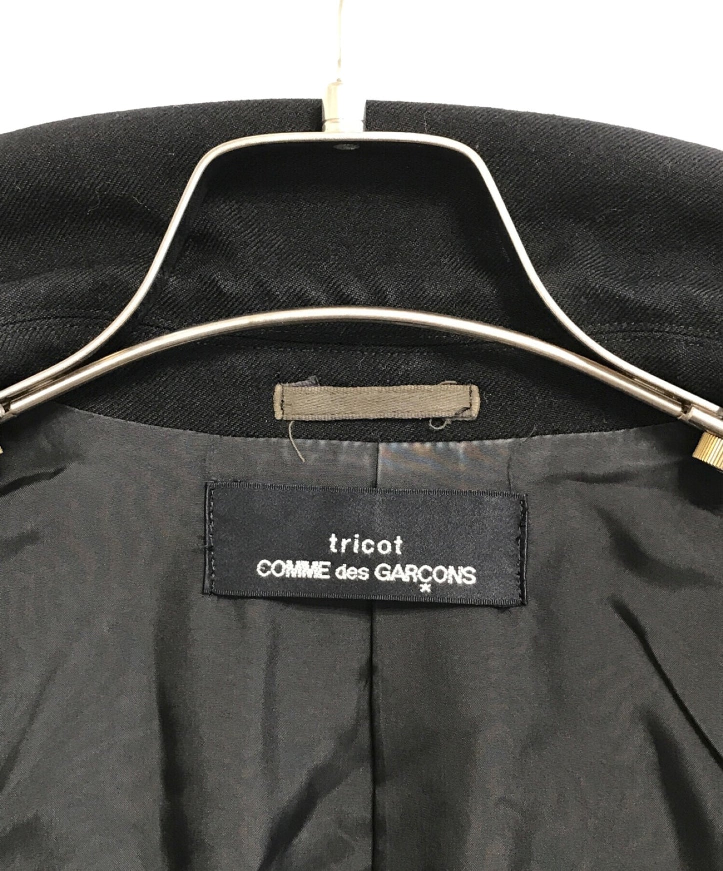Tricot Comme des Garcons [Old] 90年代的羊毛Gaber量身定制夹克