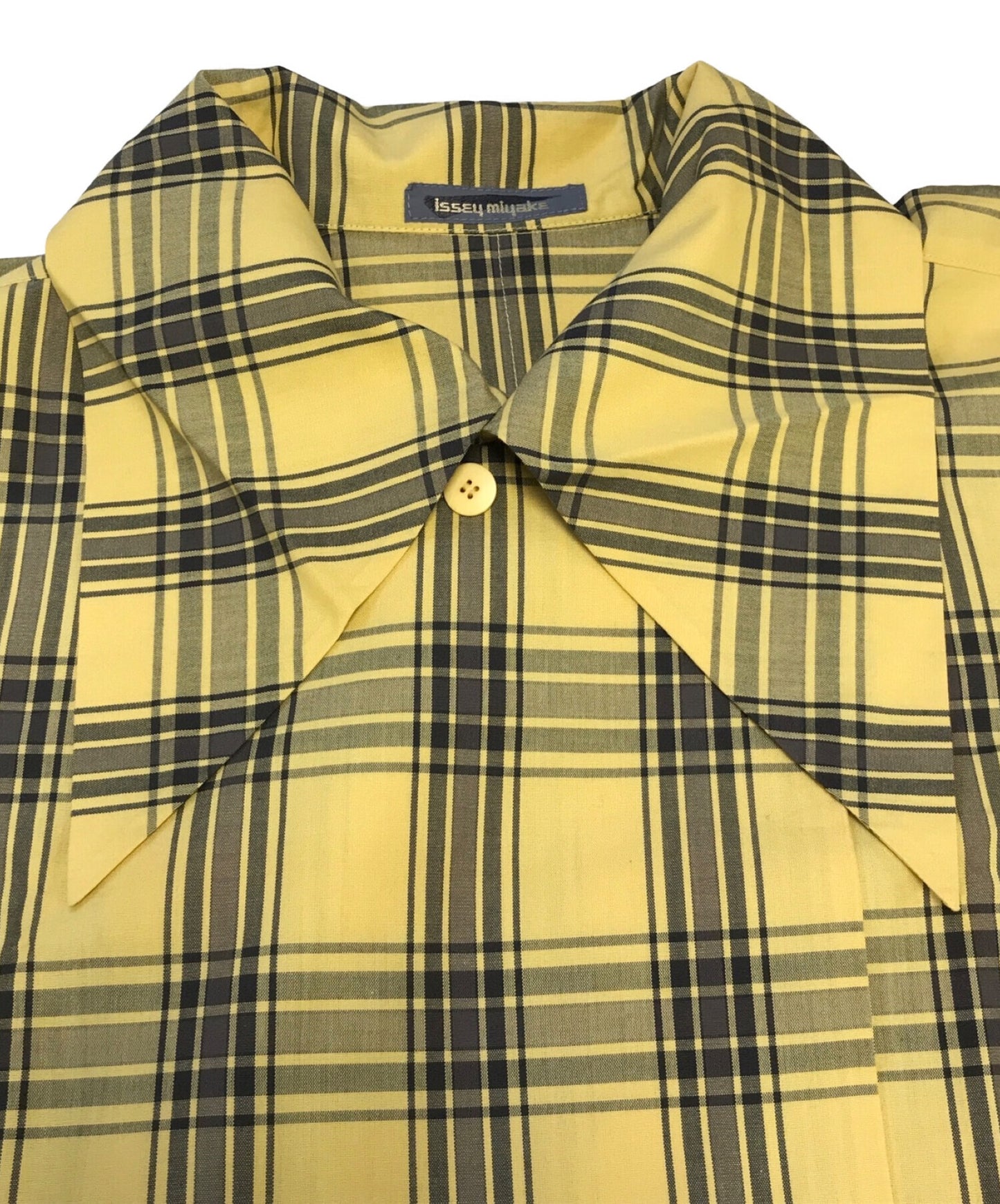 [Pre-owned] ISSEY MIYAKE 80'S Big Collar Check Shirt