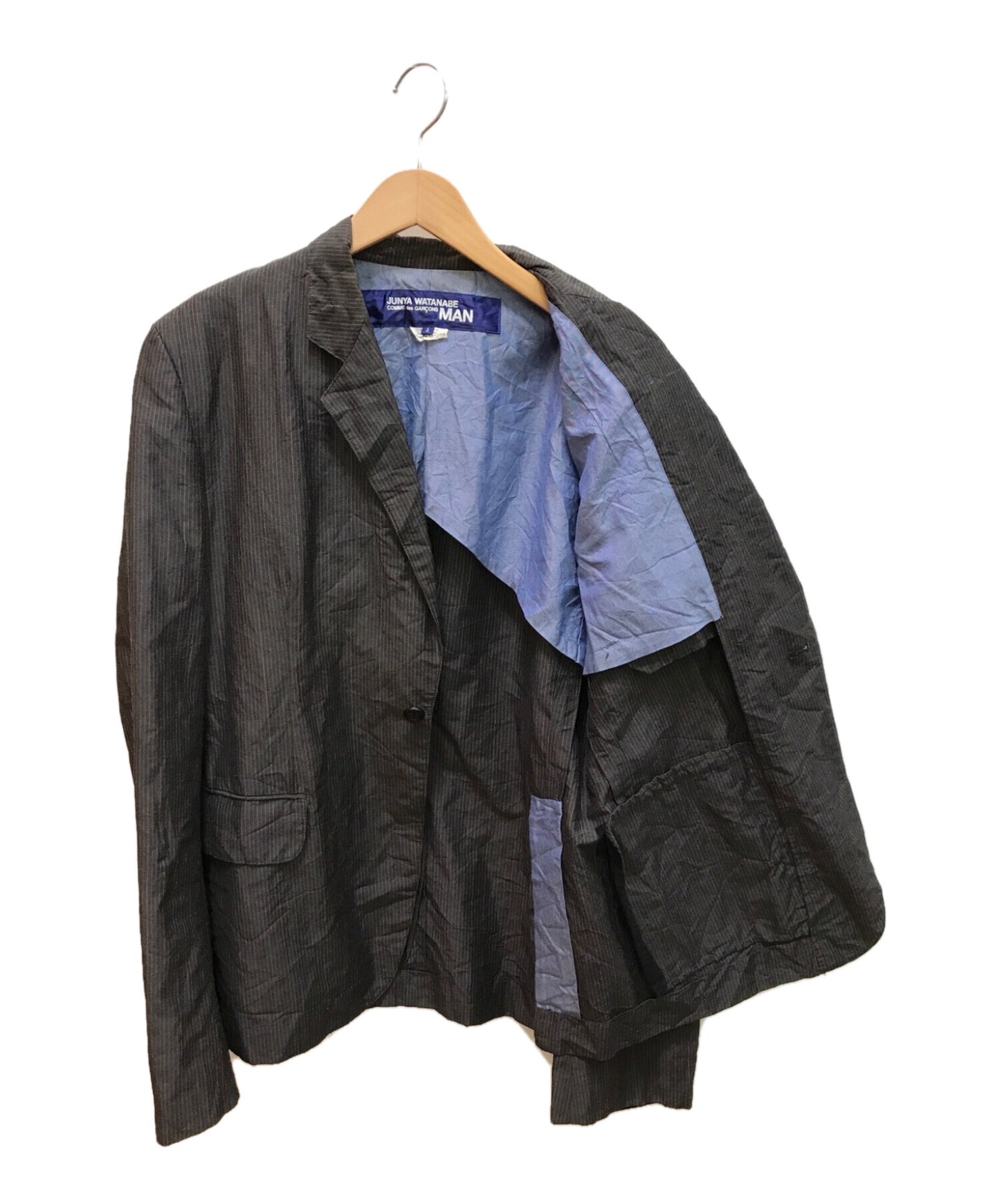 Comme des Garcons Junya Watanabe Man Linen-Blend Tailored Jacket Wa-J010 AD2007