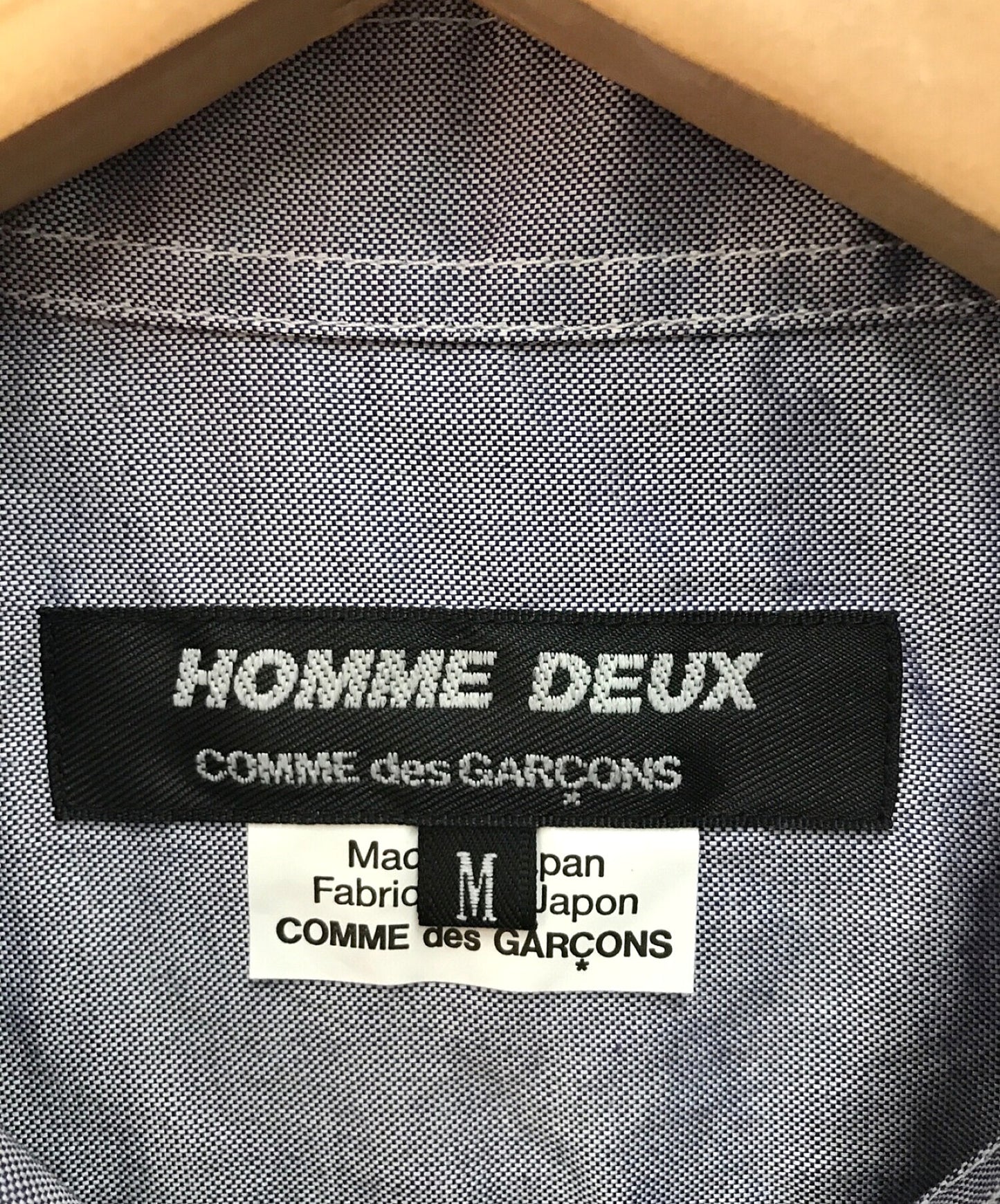 [Pre-owned] COMME des GARCONS HOMME DEUX Zip Shirt DD-B023
