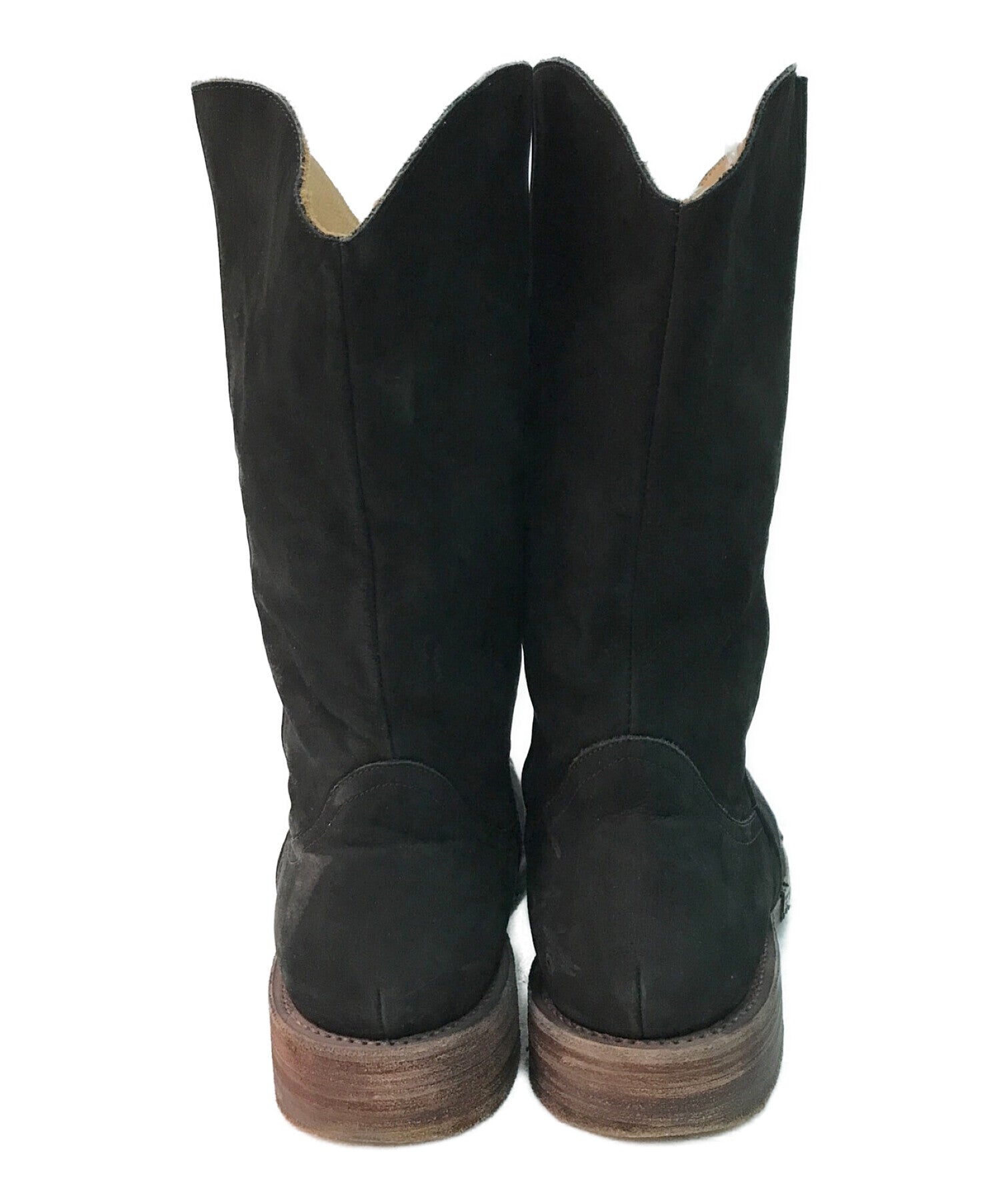 Pre-owned] NUMBER (N)INE NUBUCK PECOS BOOTS F13-NF005 – Archive