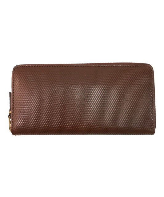 Comme des Garcons รอบ Zip Long Wallet Life Line Luxury Embossed Leather Wallet ยาว