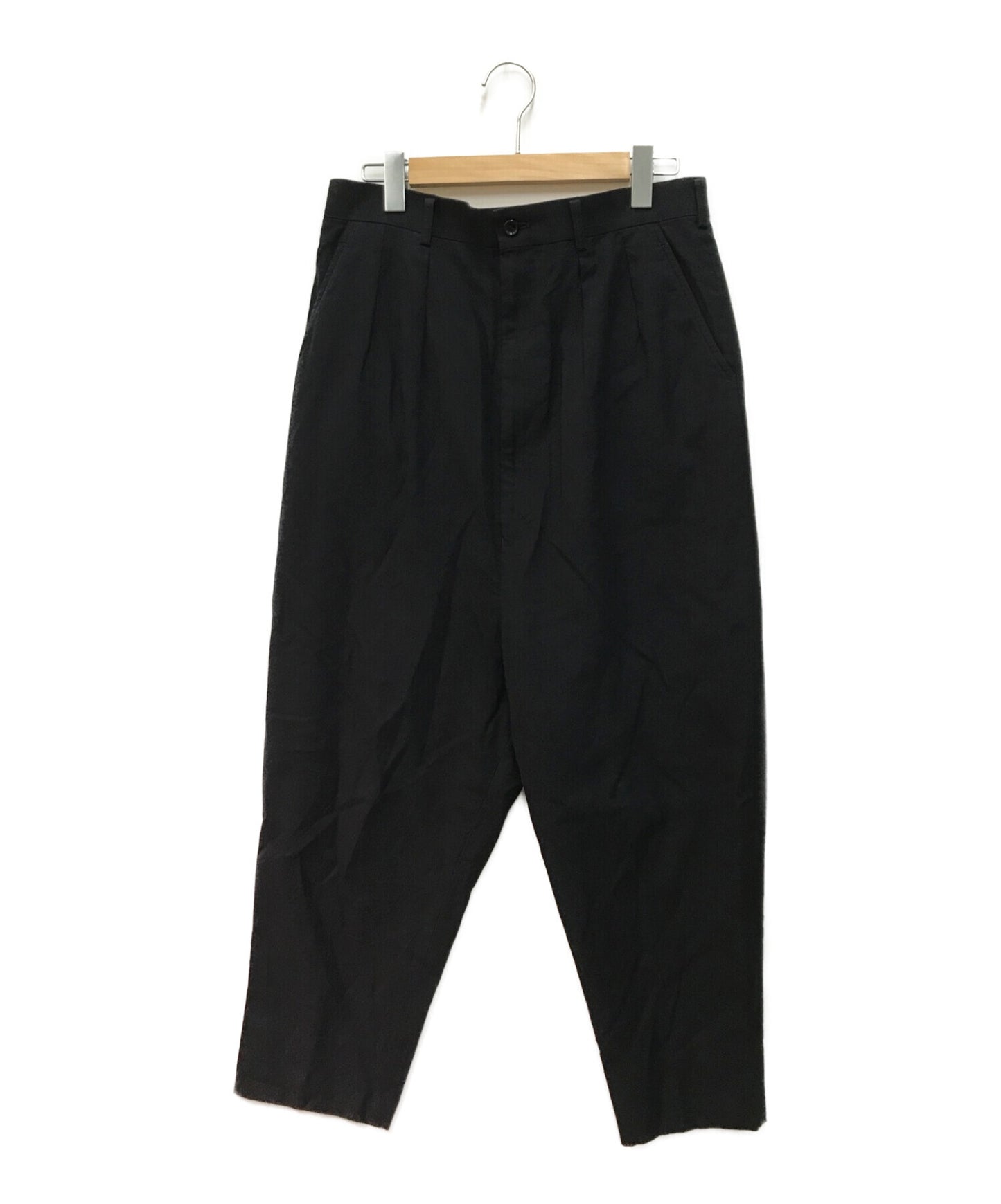 [Pre-owned] COMME des GARCONS HOMME Cotton Wool Surge Product Finish 2-Tuck Pants HD-P008