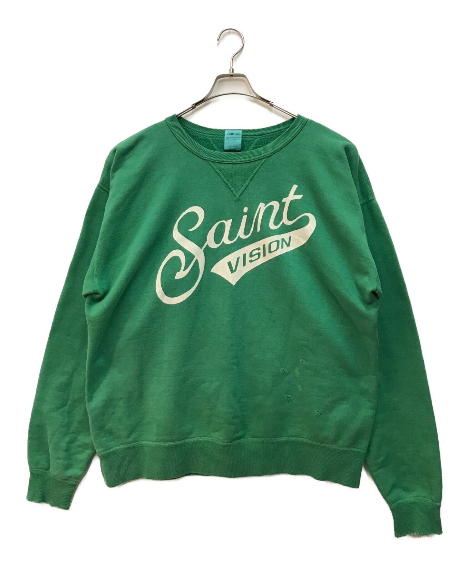 [Pre-owned] SAINT MICHAEL RGLN SWT SH VISION vintage crew neck sweatshirt  SM-A21-0000-031