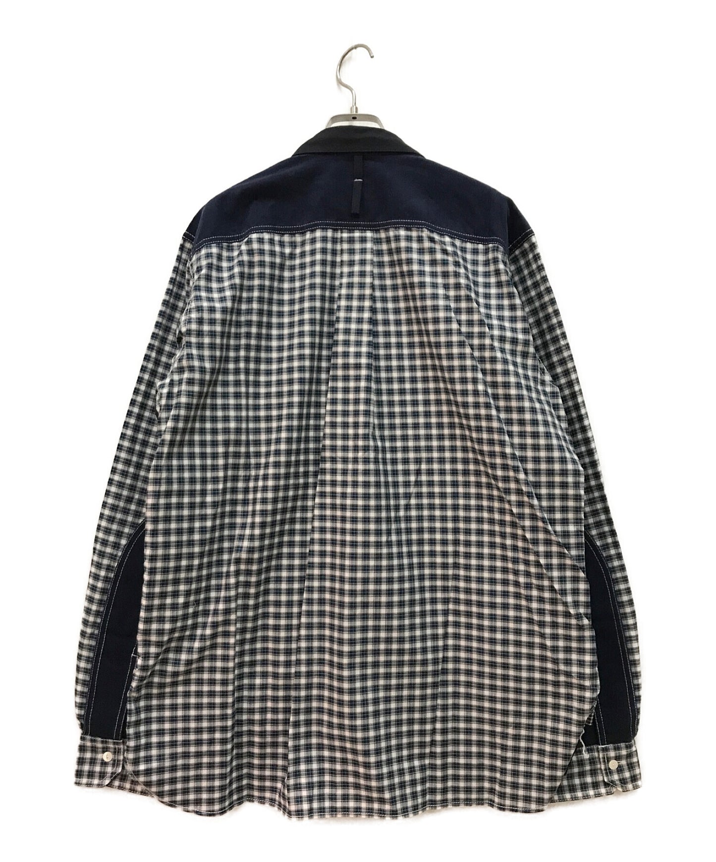 Junya Watanabe Comme Des Garcons 점검 셔츠 재킷 WF-B009