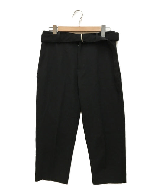 Yohji Yamamoto 16Aw Wool Gaber Cropped Pants FL-P53-100