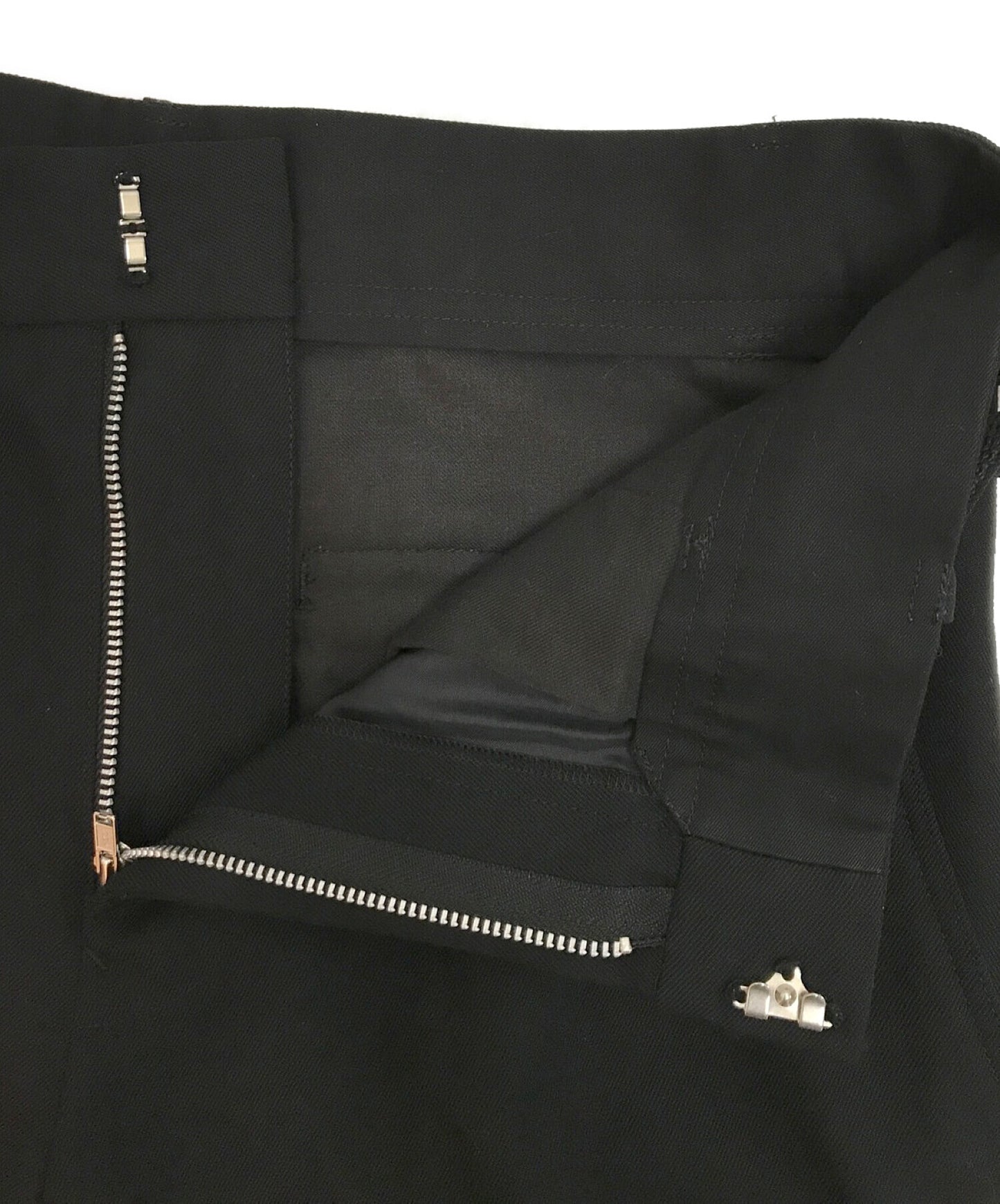 [Pre-owned] YOHJI YAMAMOTO 16AW Wool gaber cropped pants FL-P53-100