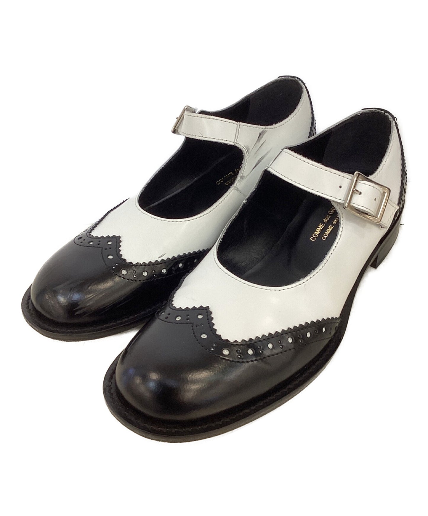 Comme des Garcons Comme des Garcons สายรัดหนัง-Mary Jane RJ-K102-001-1-2