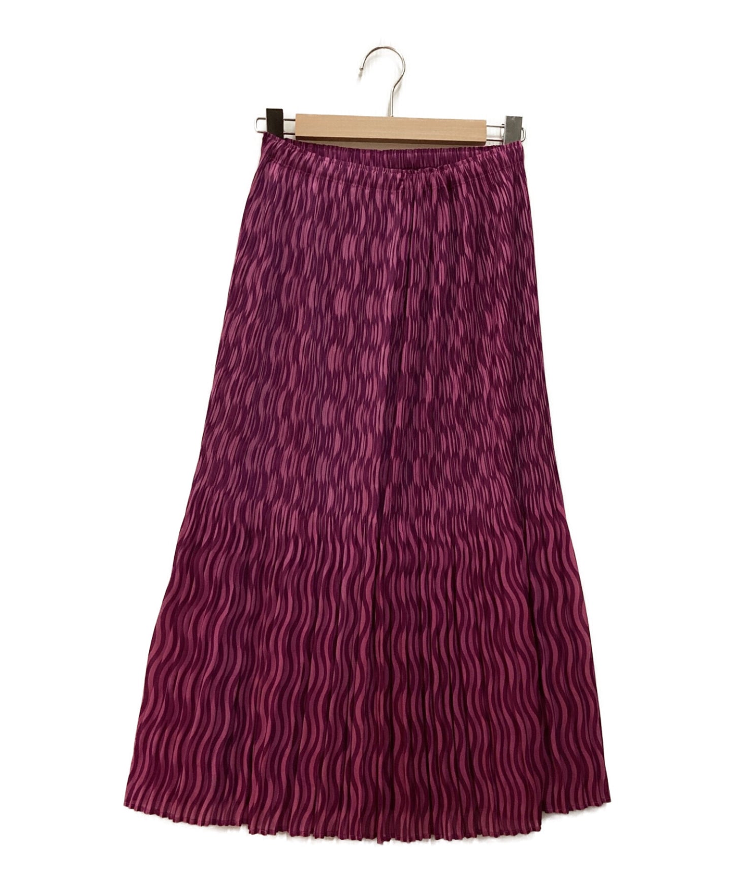 [Pre-owned] PLEATS PLEASE Wave Pleats Switched Skirt PP43-JG885