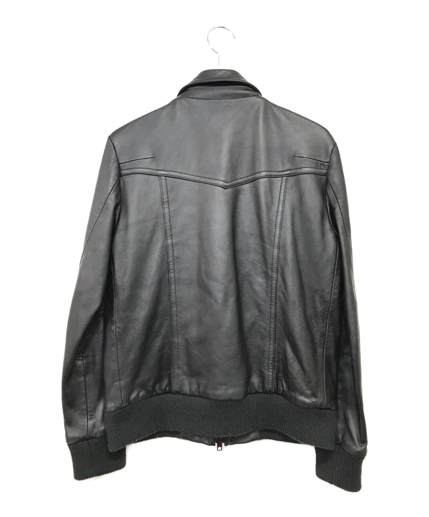 [Pre-owned] NUMBER (N)INE Sheepskin Western Switched Leather Jacket