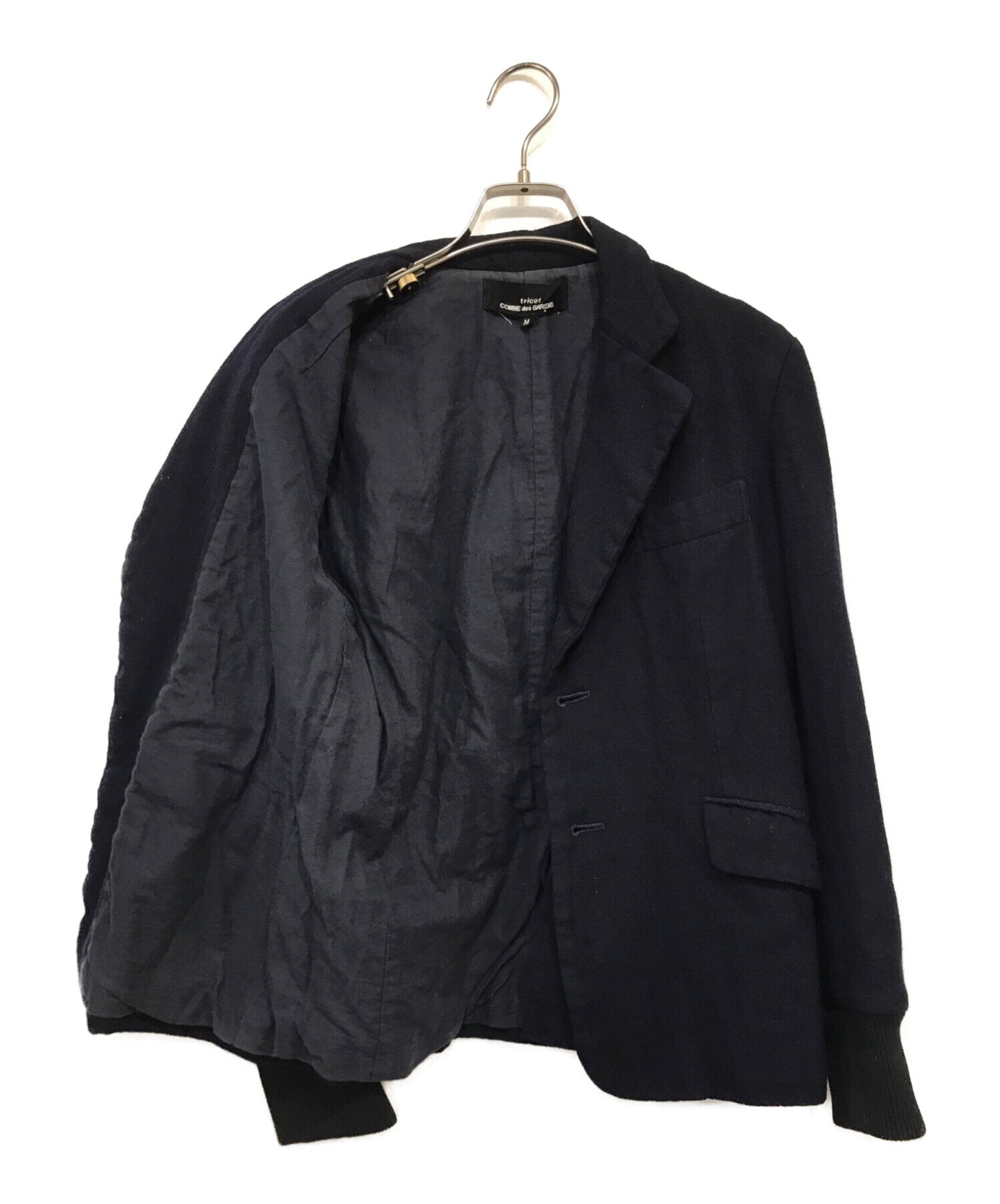 tricot COMME des GARCONS Rib Cuffs Wool Tailored Jacket TC-J036M