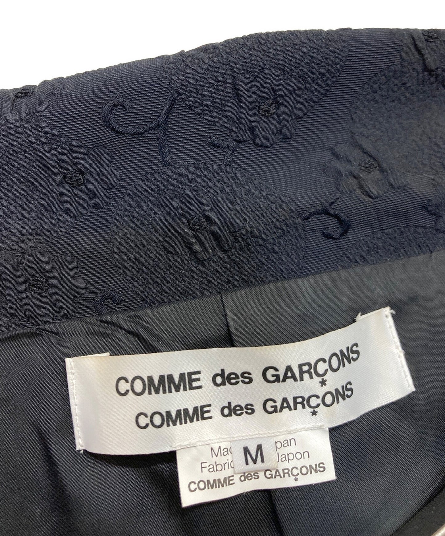 Comme des Garcons Comme des Garcons前色帶Jacquard夾克RB-J003 AD2008