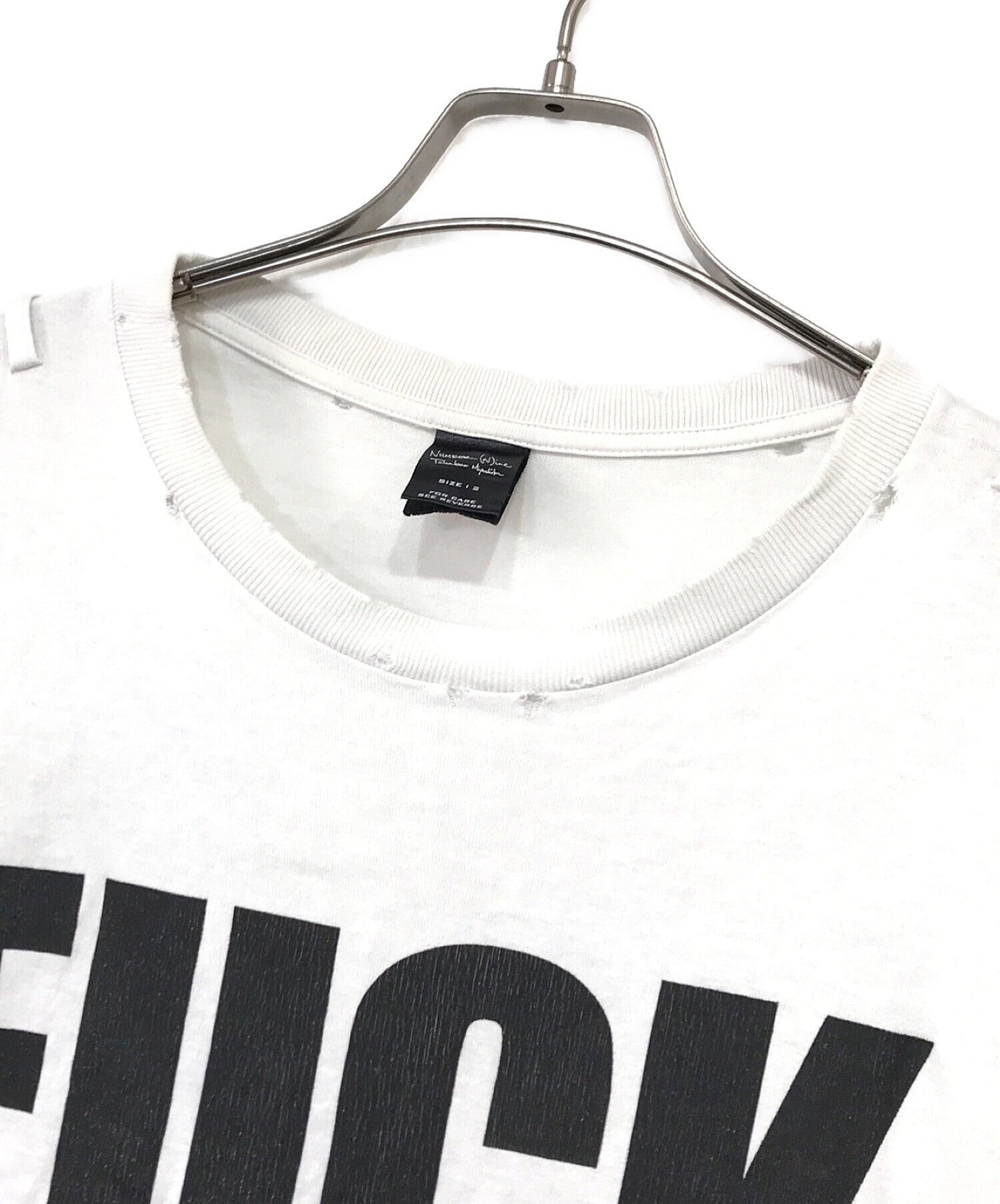 NUMBER (N)INE FUCK OFF printed T-shirt | Archive Factory