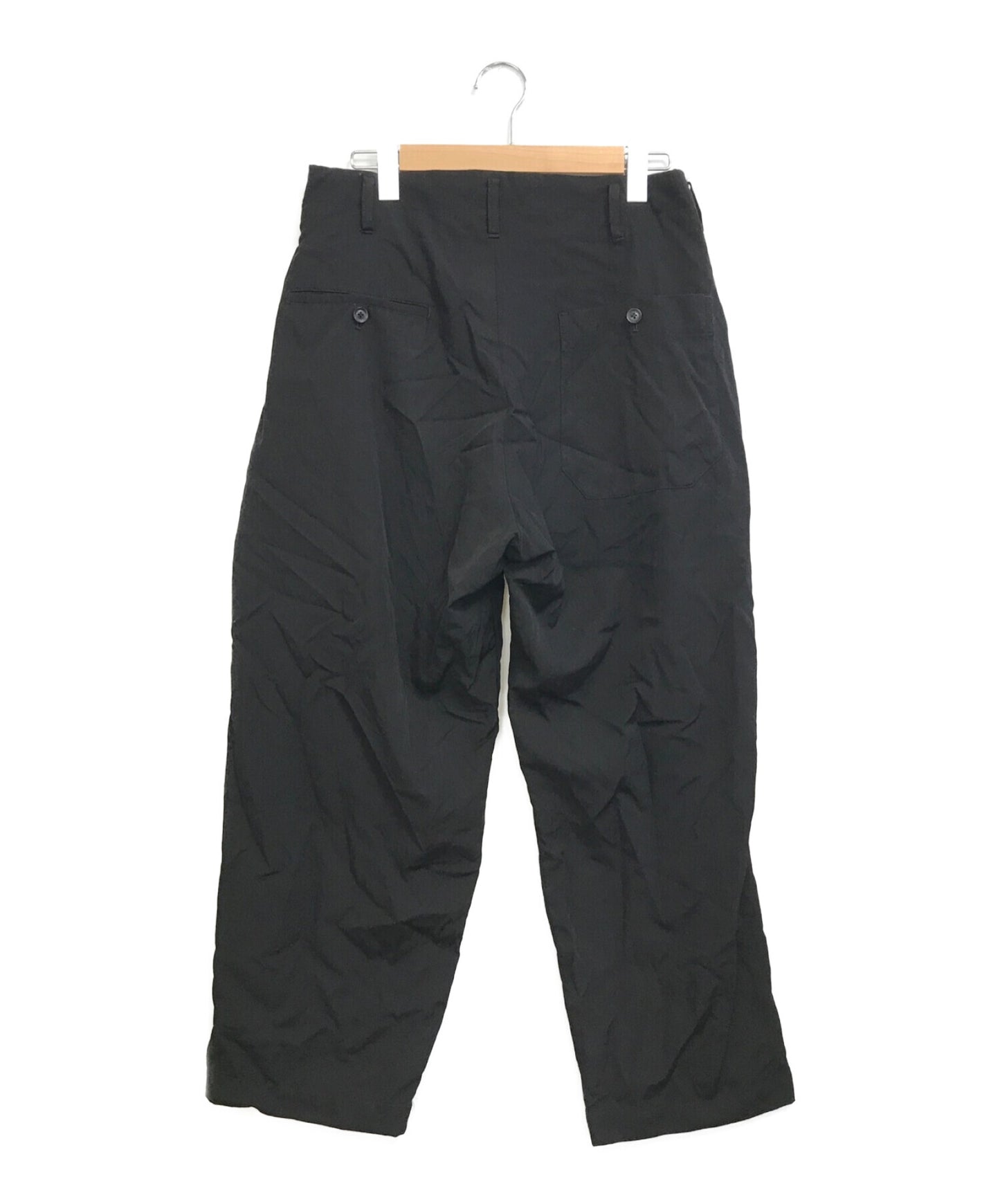 Yohji Yamamoto Pour Homme Wool Tuck Pants HV-P23-100