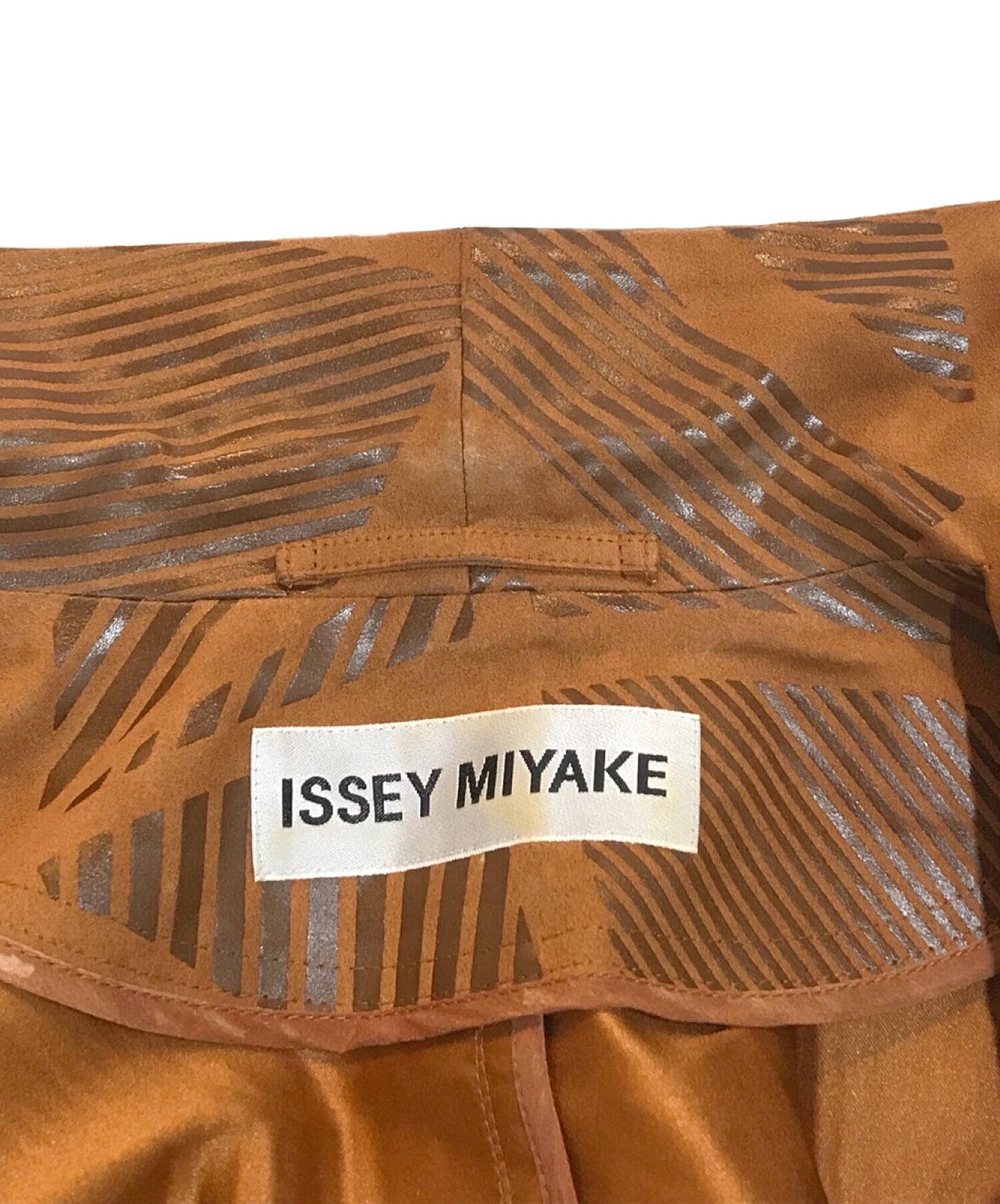 Issey Miyake几何图案夹克IM44FC506