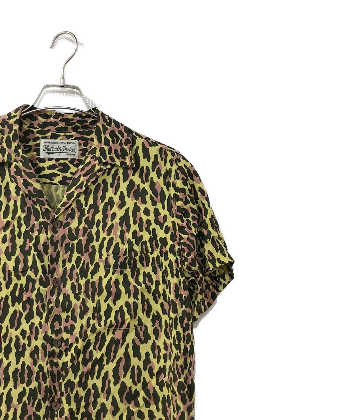 WACKO MARIA LEOPARD OPEN COLLAR SHIRT - シャツ