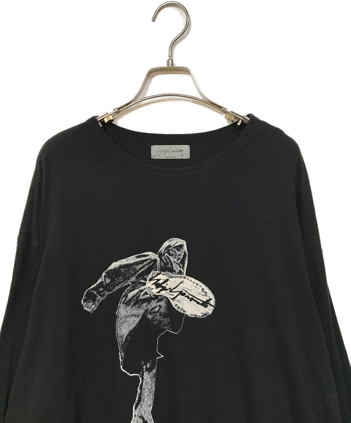 Yohji Yamamoto pour homme Cotton jersey BIG long sleeve karate print  HX-T95-077