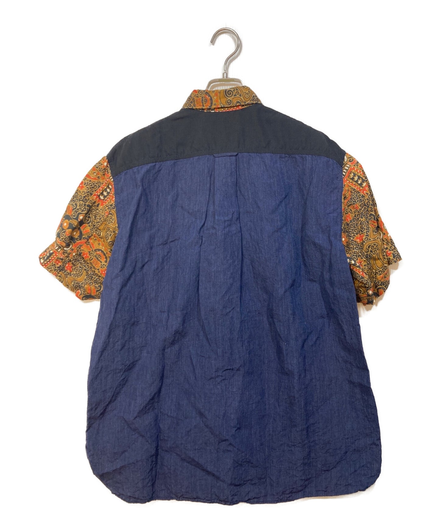 [Pre-owned] COMME des GARCONS JUNYA WATANABE MAN Linen Paisley Pattern Short-Sleeved Shirt WI-B025