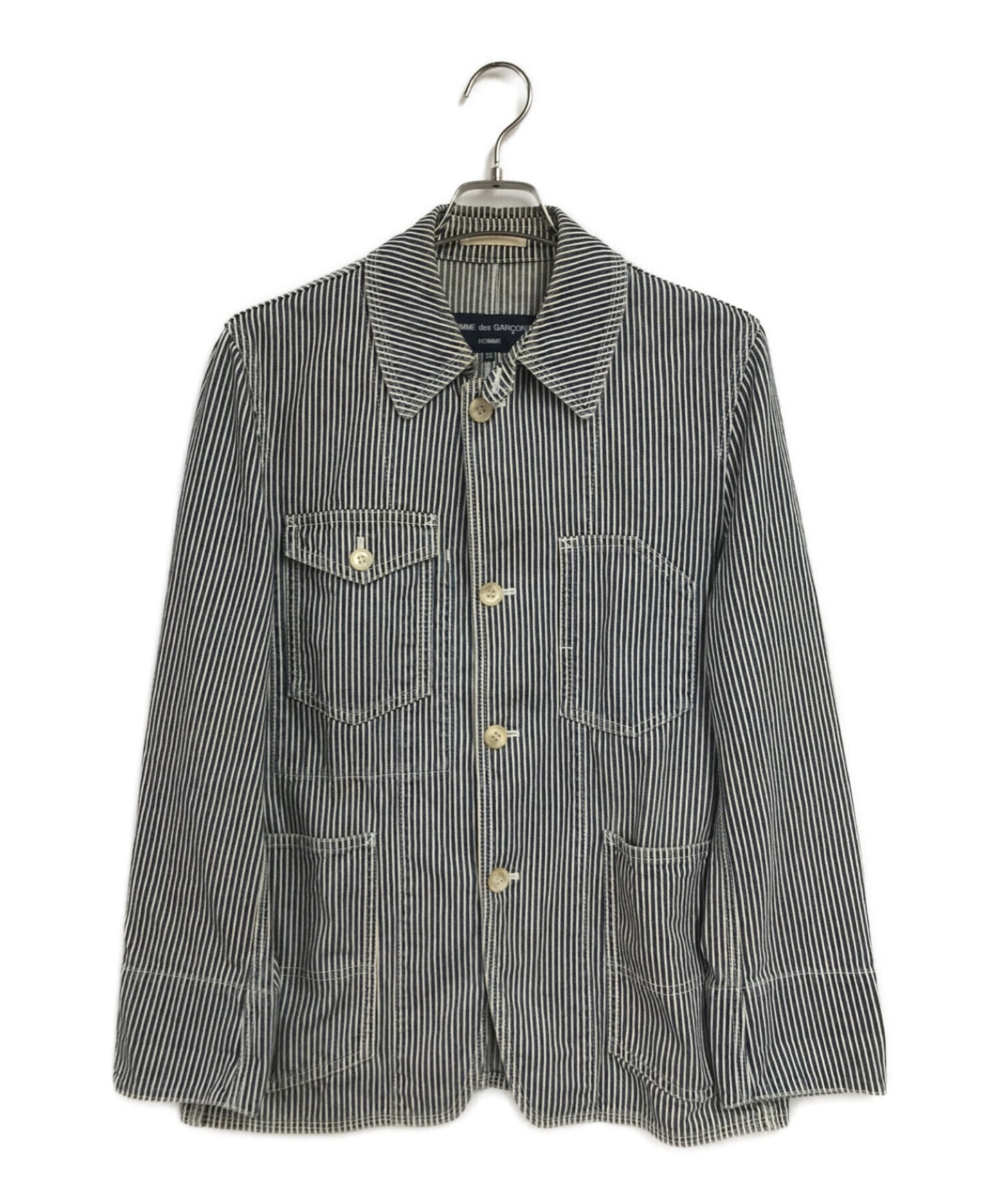 COMME des GARCONS HOMME striped coverall HA-J035 AD2007