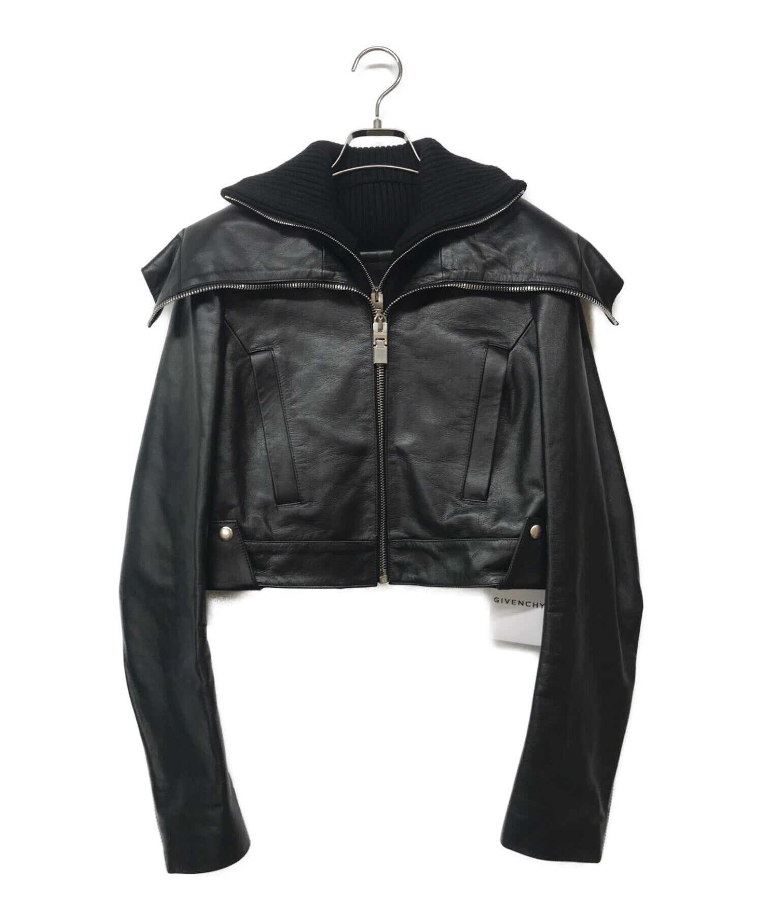 Leather shop jacket givenchy