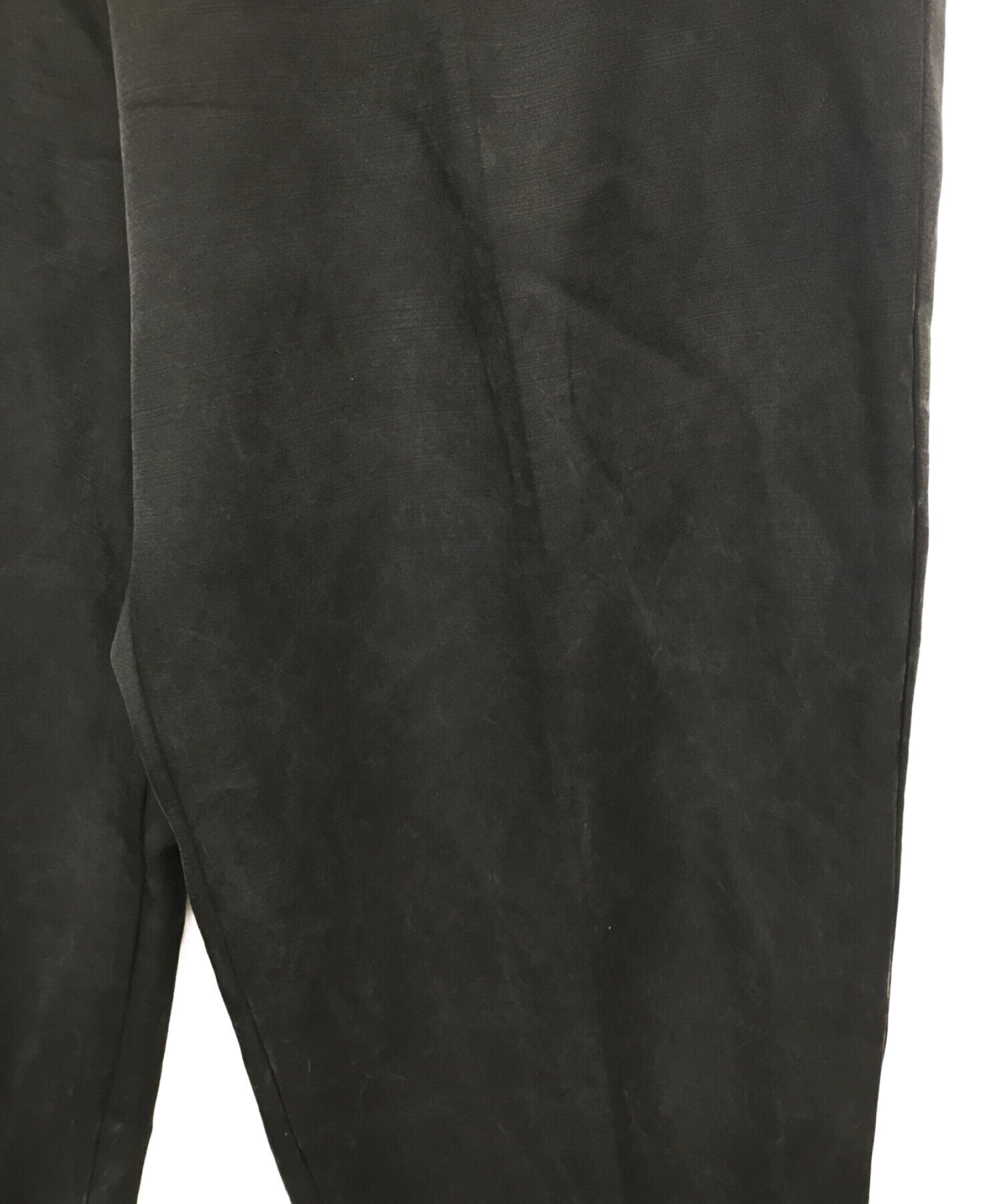 Pre-owned] YOHJI YAMAMOTO COSTUME D`HOMME Silk satin tuck pants