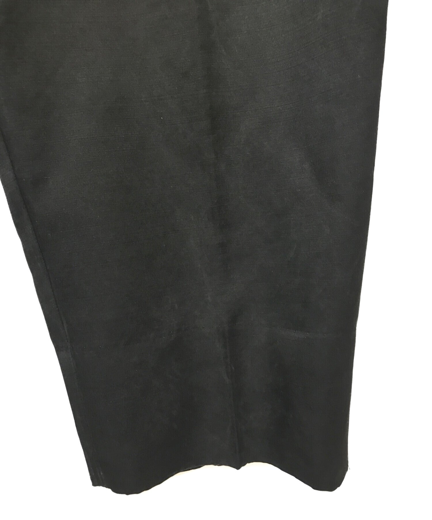 Pre-owned] YOHJI YAMAMOTO COSTUME D`HOMME Silk satin tuck pants