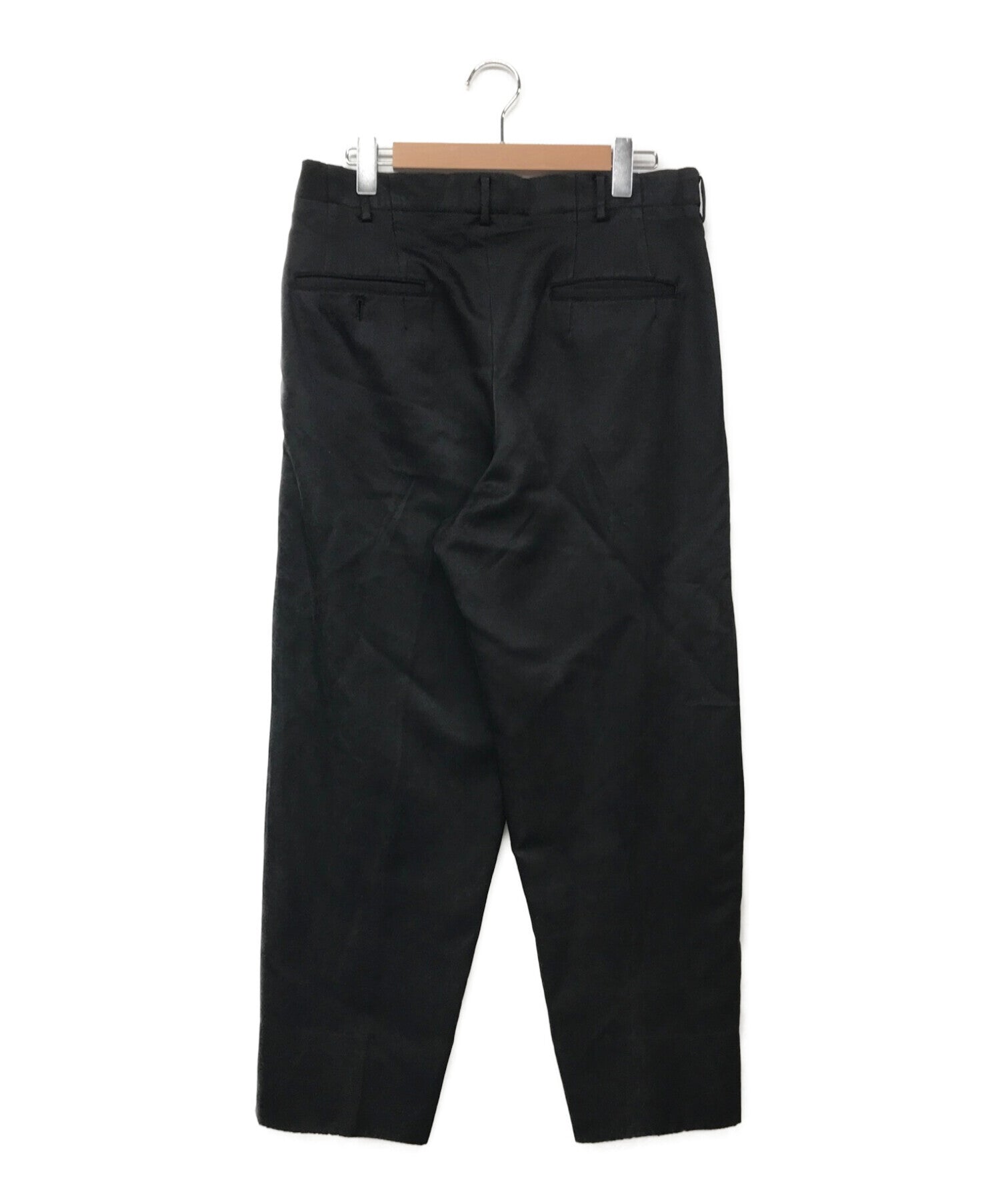 Yohji Yamamoto COSTUME D’HOMME PANTS Pre-owned] YOHJI YAMAMOTO COSTUME D`HOMME Silk satin tuck pants
