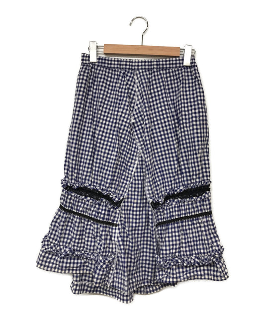[Pre-owned] COMME des GARCONS COMME des GARCONS Reconstructed Gingham Check Skirt S8S002