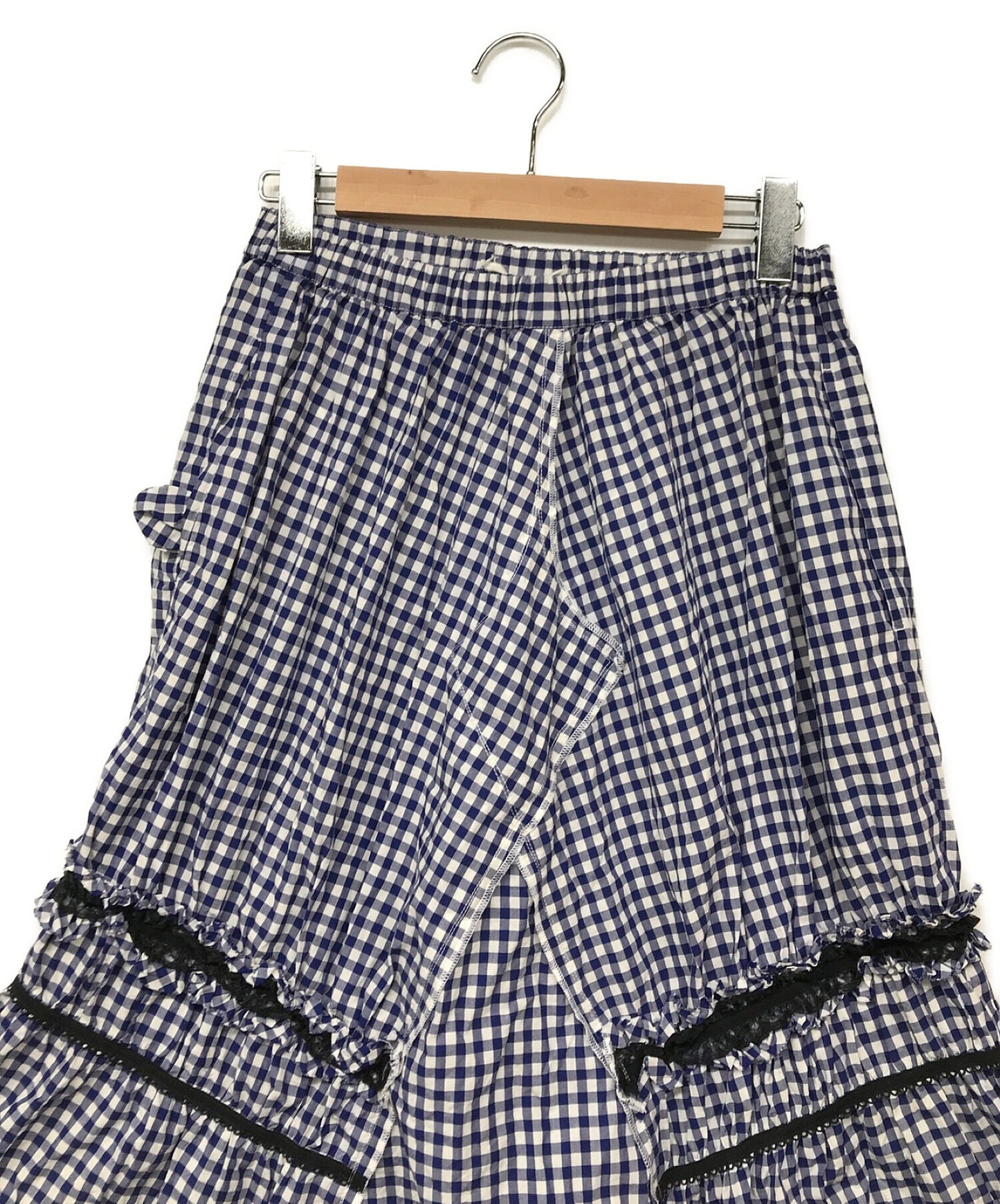 [Pre-owned] COMME des GARCONS COMME des GARCONS Reconstructed Gingham Check Skirt S8S002