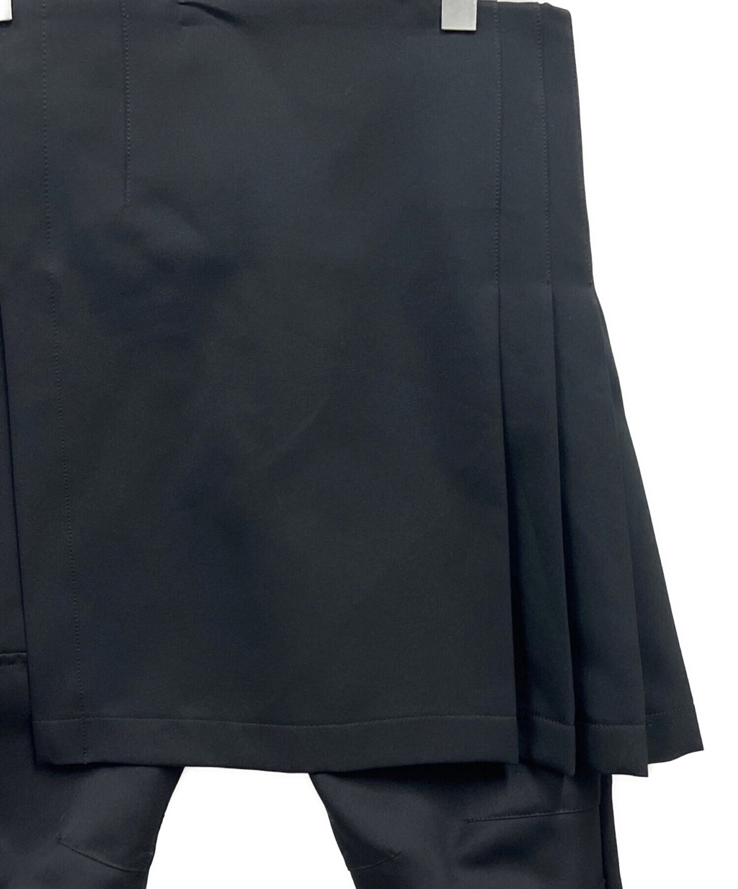 黑色COMME DES GARCONS裙子對接褲子1J-P028