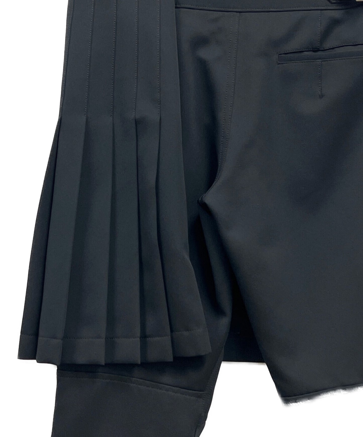 Black Comme des Garcons กระโปรงกางเกงขายาว 1J-P028