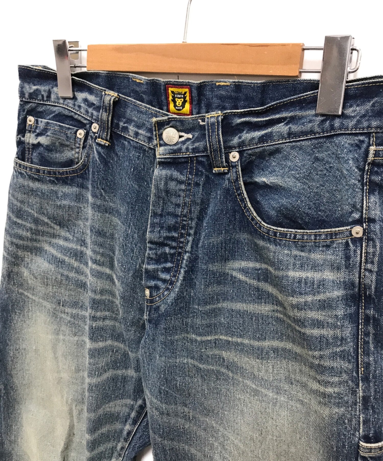 [Pre-owned] HUMAN MADE Storm Cowboy Denim Pants Type1968/HM25PT010/Denim  Pants HM25PT010