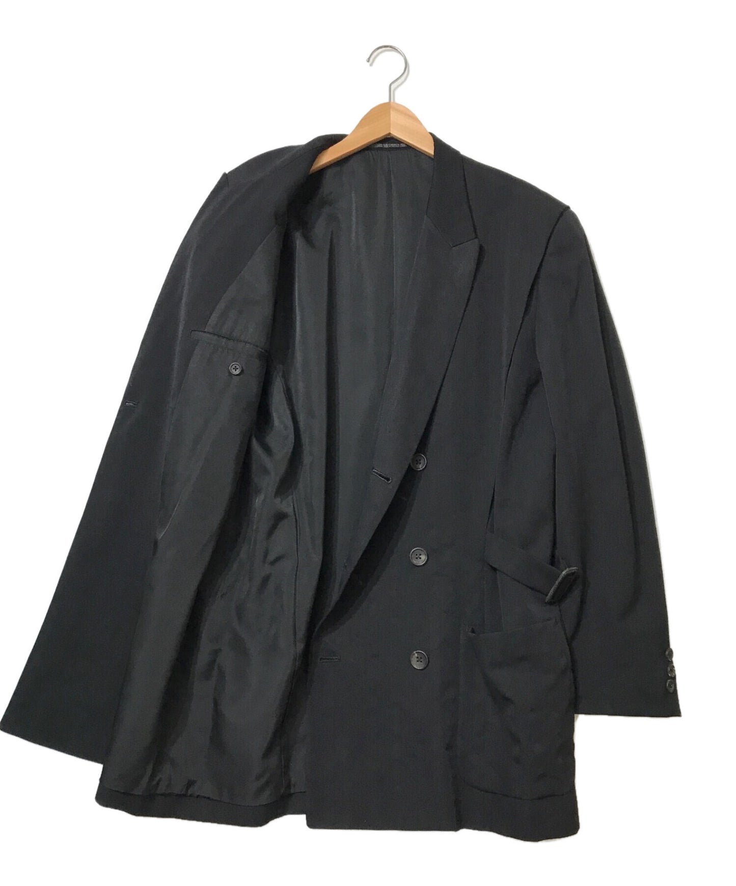 Yohji Yamamoto Pour Homme 90's Wool Gabard Double Jacket HP-J34-101