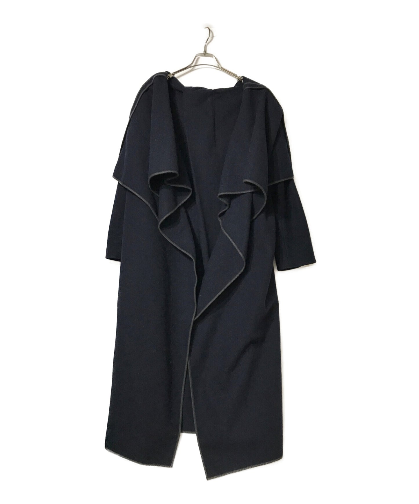 [Pre-owned] COMME des GARCONS draping long coat GC-04006M