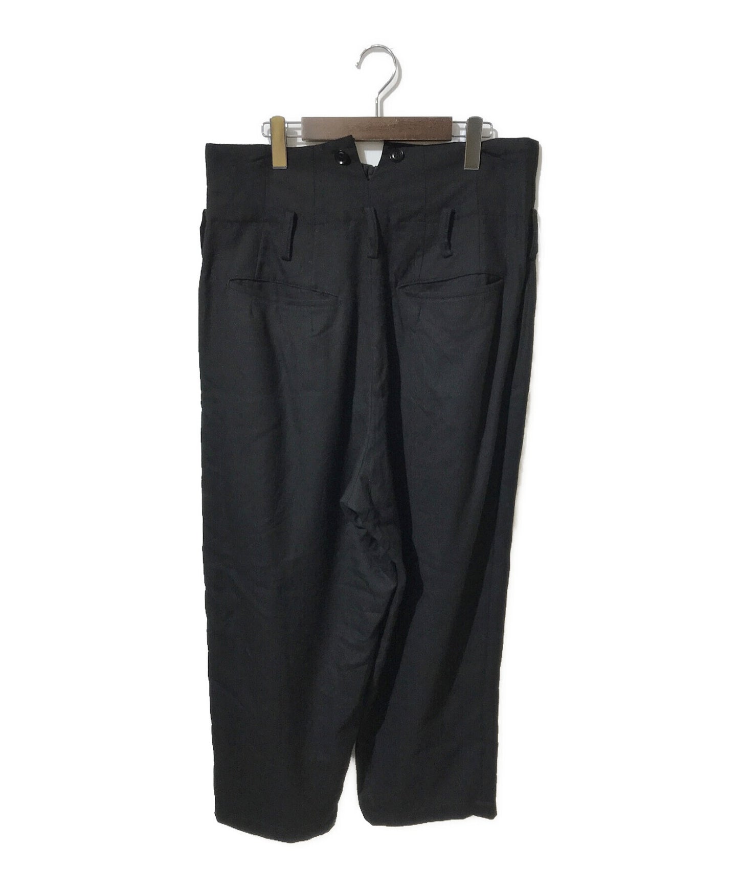 [Pre-owned] s'yte High-waist 3-tuck wool pants UV-P59-138