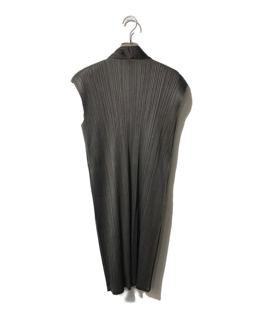 [Pre-owned] PLEATS PLEASE Sleeveless Pleated Dress PP73-JH166