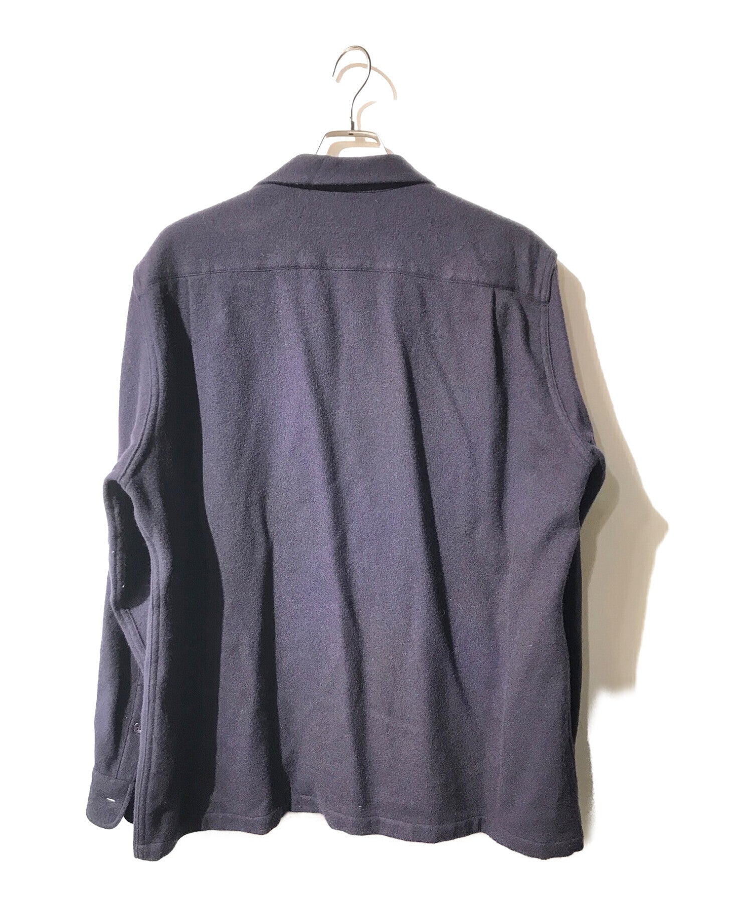 [Pre-owned] WACKO MARIA WOOL OPEN COLLAR SHIRT