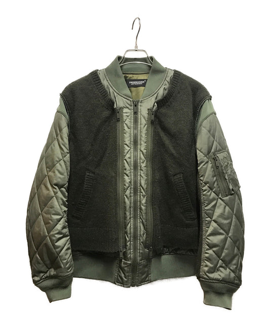 [Pre-owned] UNDERCOVER Knit Docking MA-1 Jacket