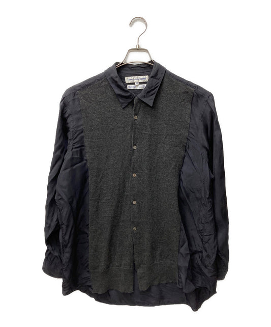 Comme des Garcons衬衫80年代的针织码头人造丝衬衫