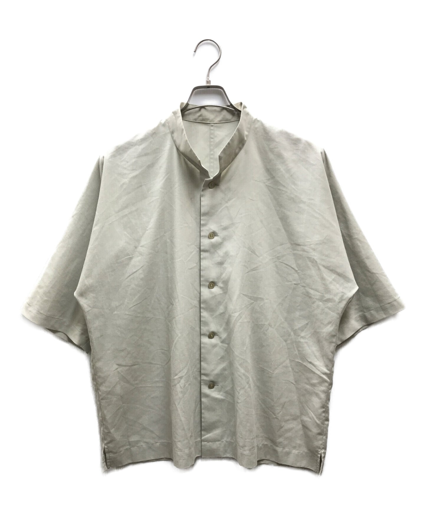 HOMME PLISSE ISSEY MIYAKE PL Ramie Shirt/Stand Collar Shirt HP31FJ323