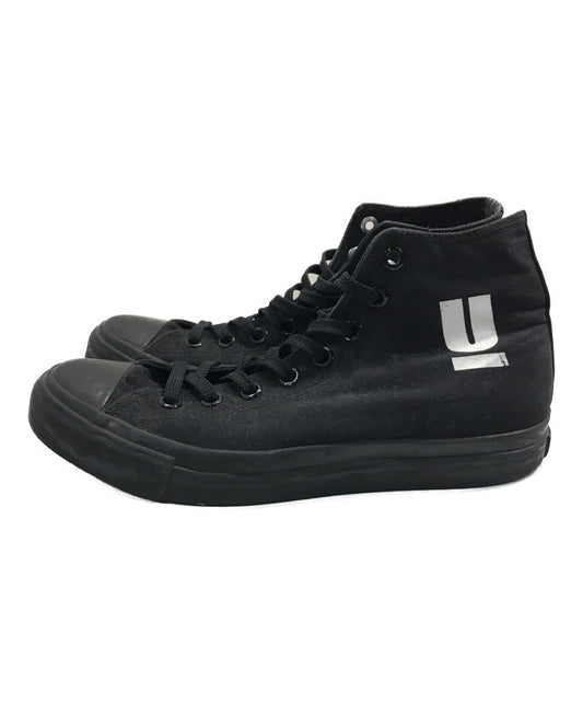 Undercover U โลโก้รองเท้าผ้าใบตัดสูง UCP4F03