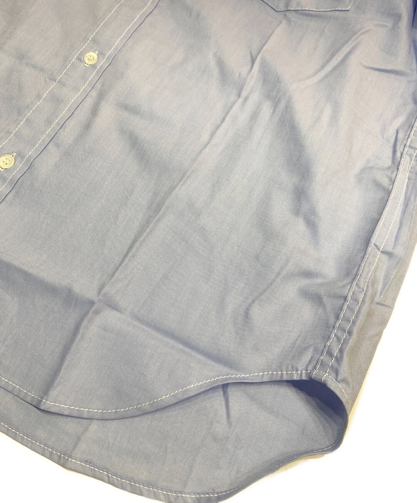Comme des Garcons Homme Nylon Sleeve Ox Chambray 셔츠 HH-B005-051-1-1