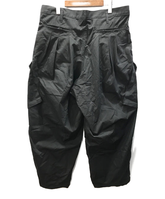 อื้อฉาวสีดำ Yohji Yamamoto RIPSTOP 12tack กางเกง HG-P90-058